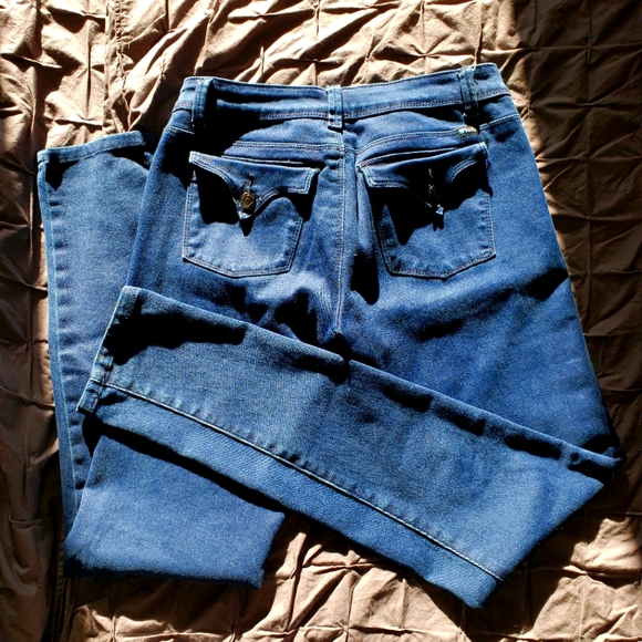 Tractr Denim - Tractor women's 5pocket skinny blue jeans